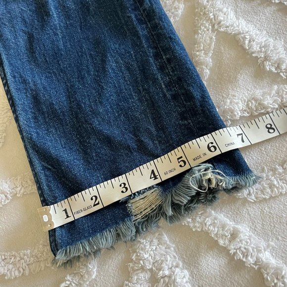 Abercrombie & Fitch Annie High Rise Boho Embroidered Floral Girlfriend Jeans - Picture 13 of 14